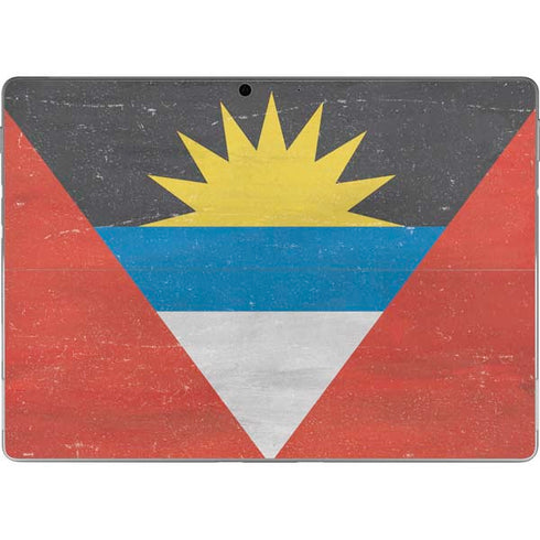 Antigua and Barbuda Flag Distressed Surface Pro 8 Skin